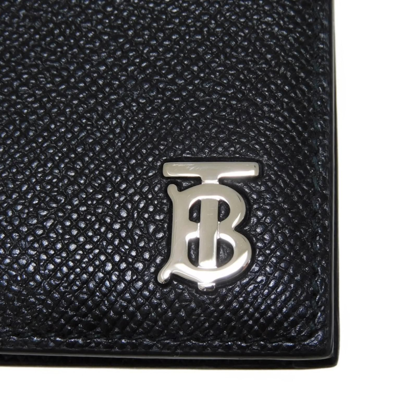 Burberry - TB Logo Leather Zip Card Holder