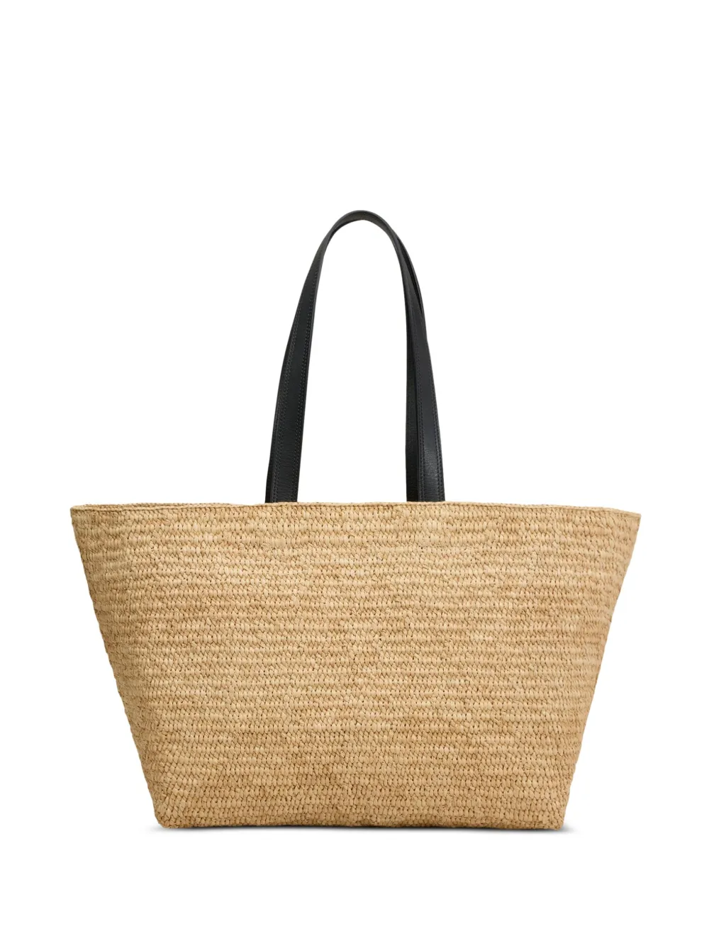 Ami Paris - Logo-Patch Raffia Tote Bag