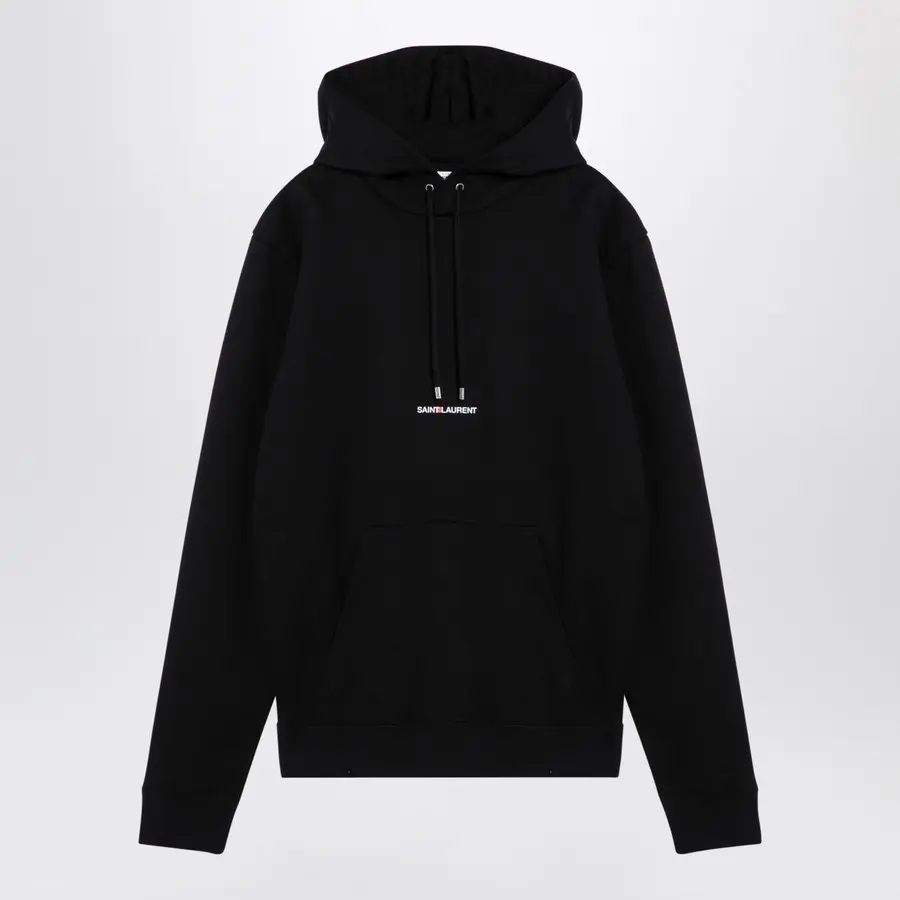 Saint Laurent - Logo-Print Hoodie
