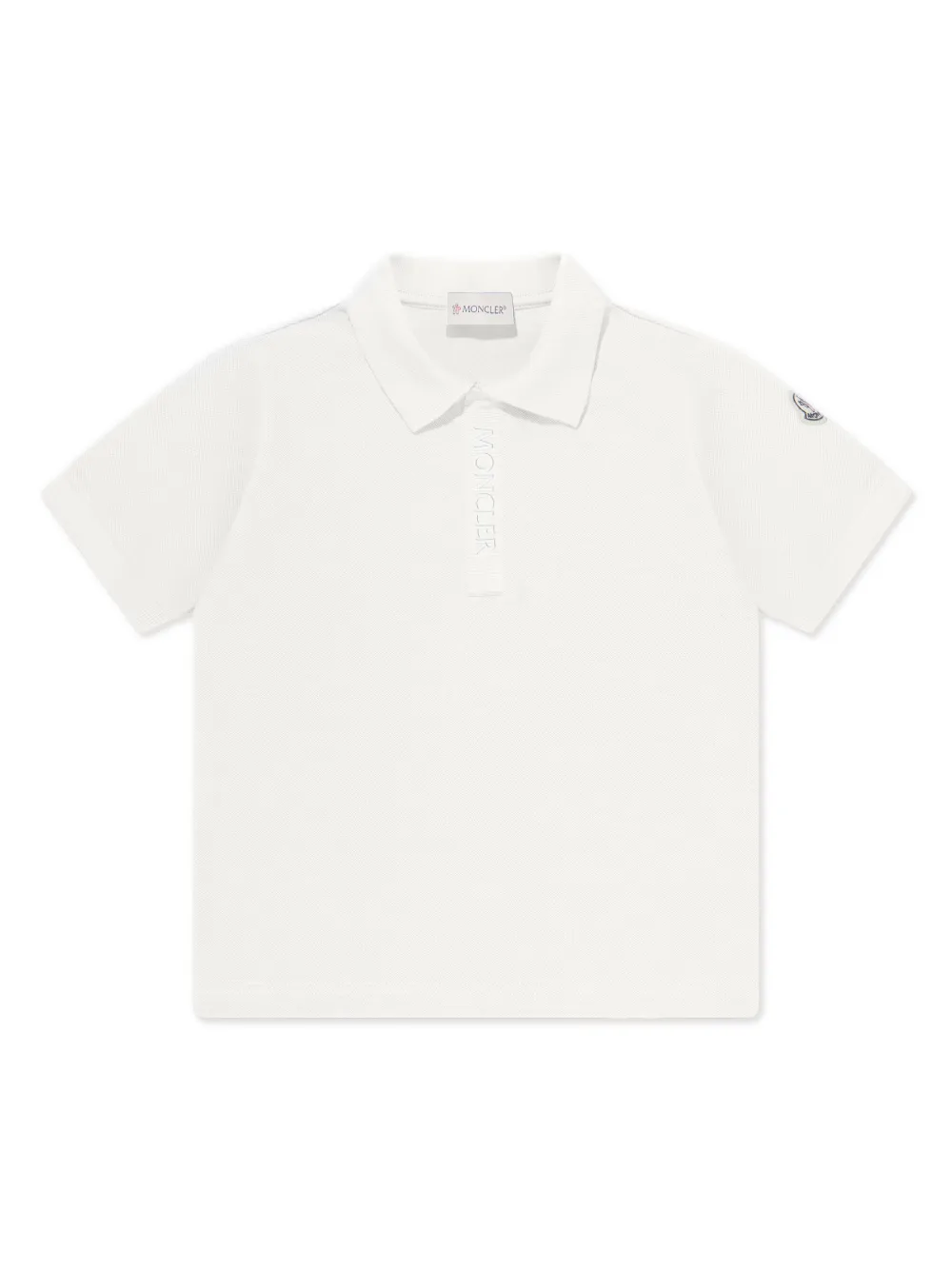 Moncler - Logo-Print Cotton Polo Shirt