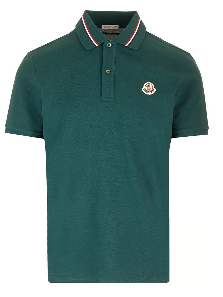 Moncler - Logo-Appliqué Cotton Polo Shirt with Collar Detail