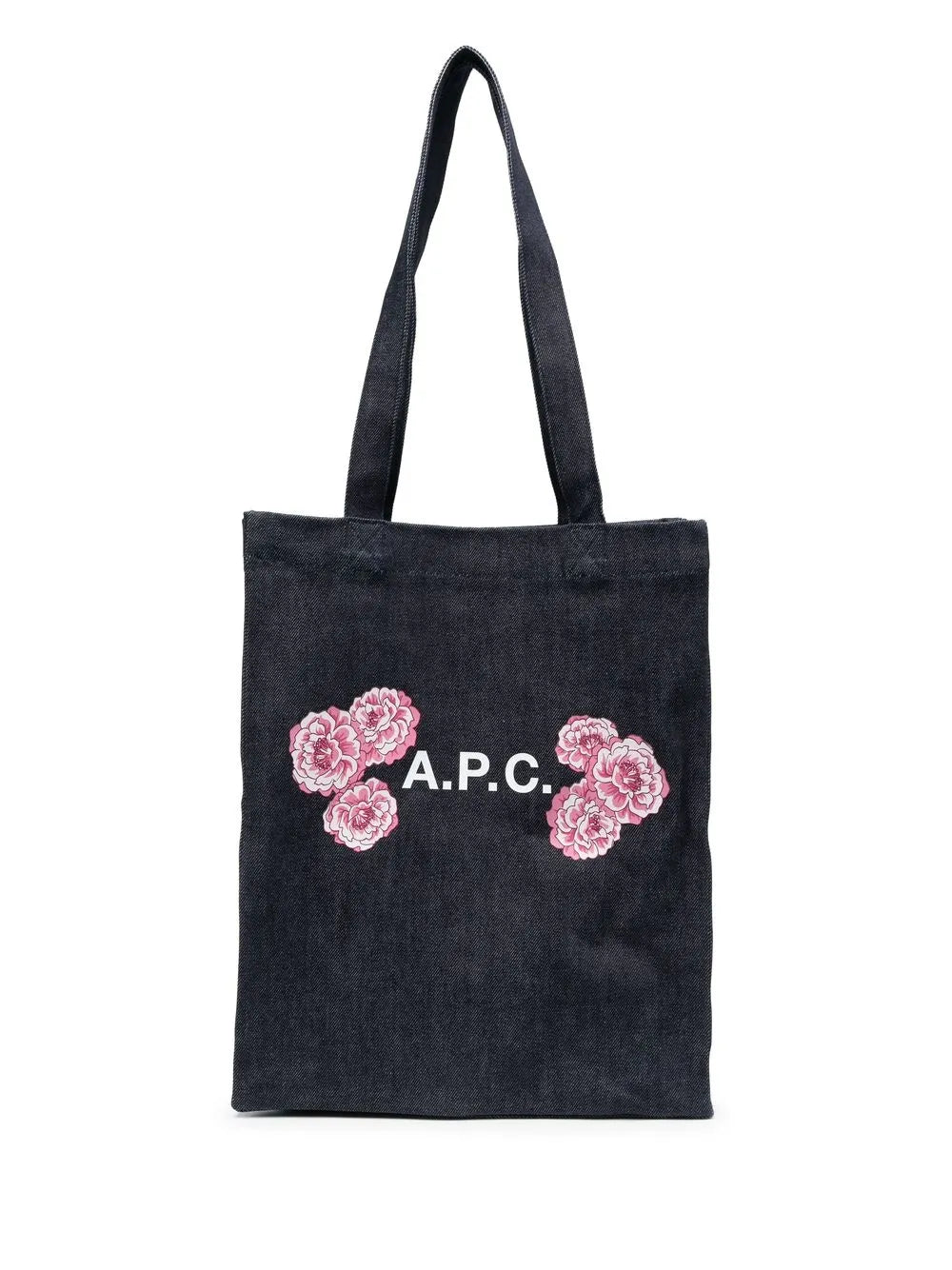 A.P.C - Flower-print Denim Tote Bag