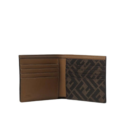 Fendi - FF Squared Bifold wallet in leather