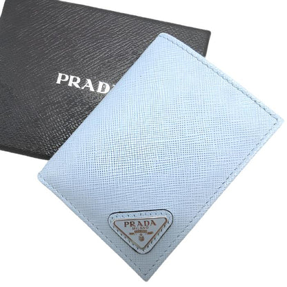 Prada - Leather SAFFIANO TRIANG/CELESTE