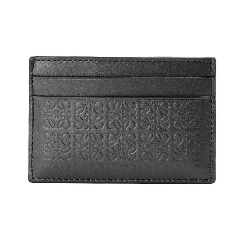 LOEWE - Repeat Debossed Leather Cardholder