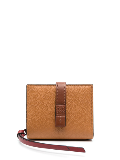 LOEWE - Trifold Grained-Leather Wallet