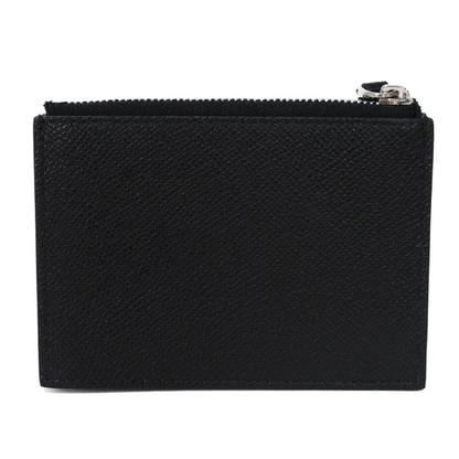 Burberry - TB Logo Leather Zip Card Holder