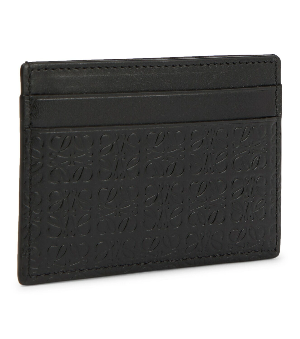 LOEWE - Repeat Debossed Leather Cardholder