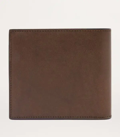 LOEWE - Bifold Debossed Branding Leather Wallet