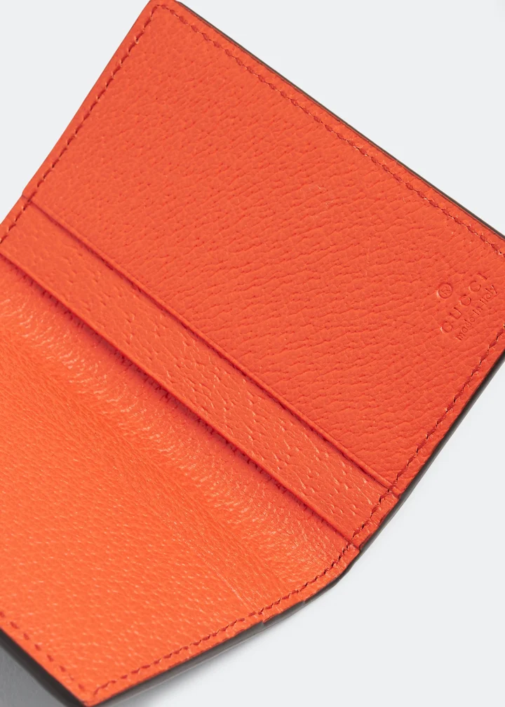 Gucci - G Bold Card Case Wallet
