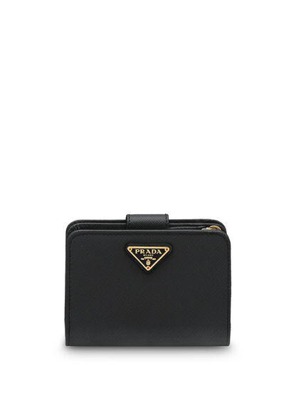 Prada Saffiano Compact Wallet