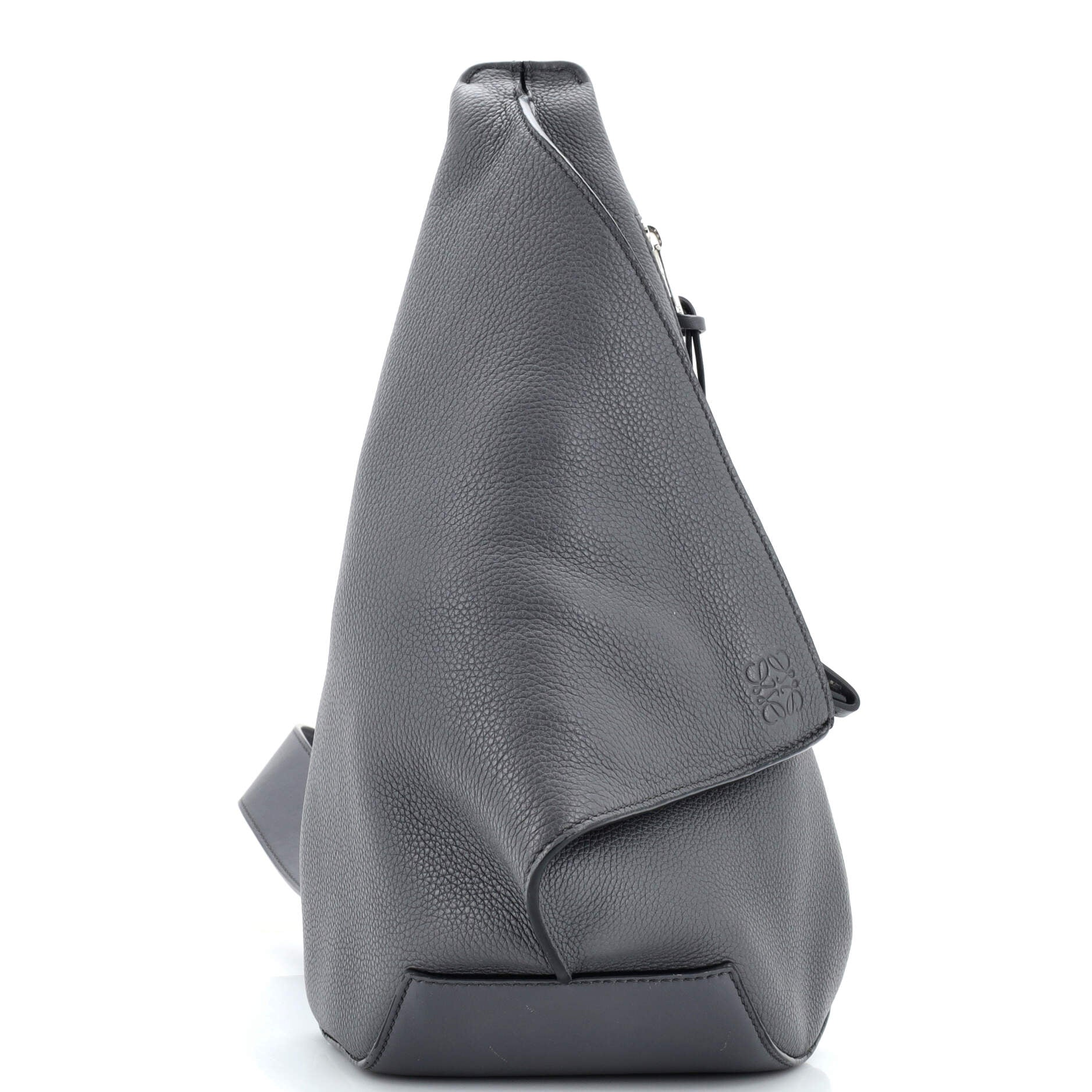 LOEWE - Anton Sling Grained Leather Anthracite