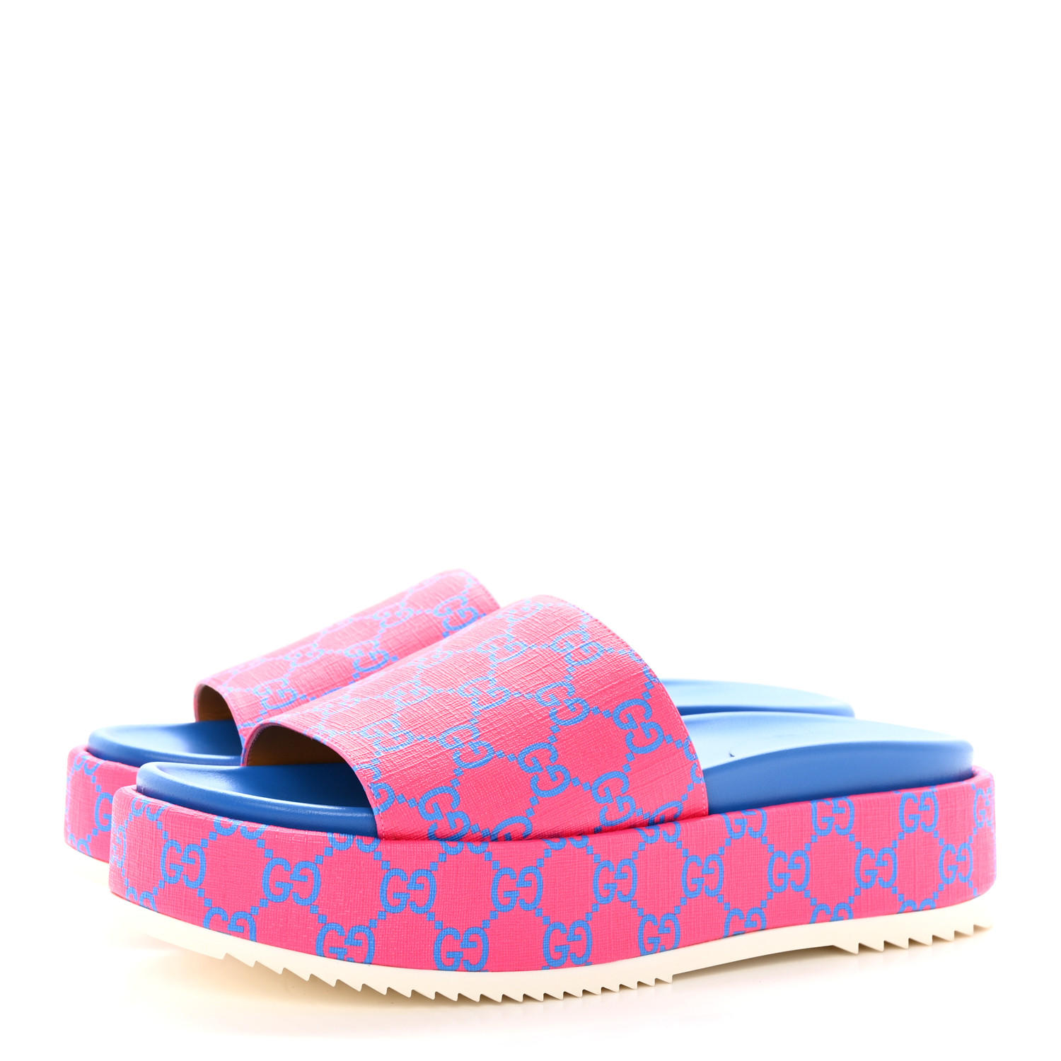 Gucci - GG Supreme Joy Monogram Slide Sandal