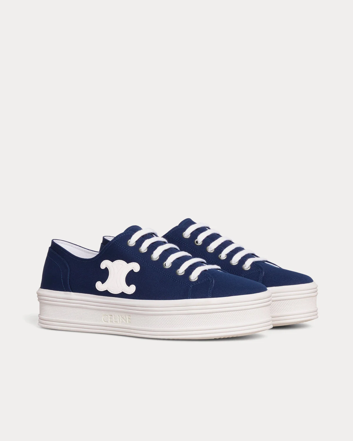 Celine - Low Lace-Up Sneaker w/ Triomphe