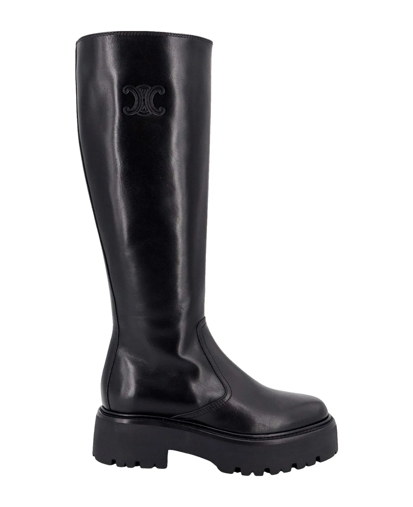 Celine Leather Zipped Boots