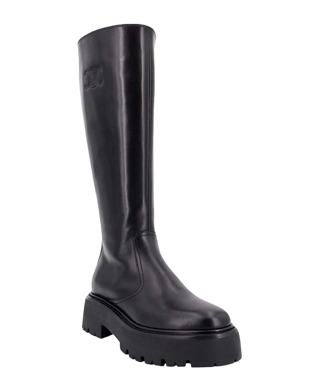 Celine Leather Zipped Boots