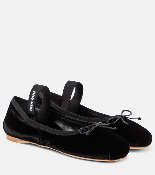 Miu Miu - Ballerine in Velluto