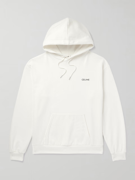 Celine - Logo-Print Hoodie