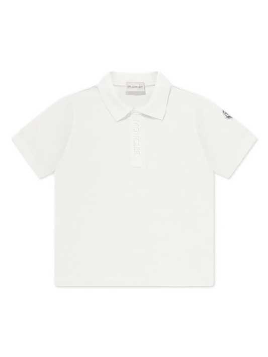 Moncler - Logo-Print Cotton Polo Shirt