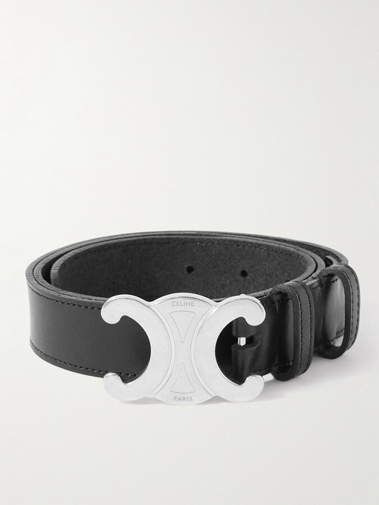 Celine - 30mm Triomphe Belt in Taurillon Leather
